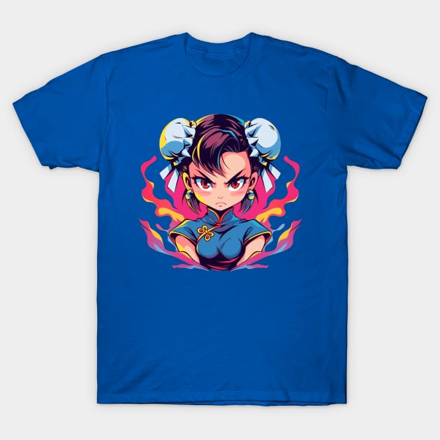 chun li T-Shirt by piratesnow